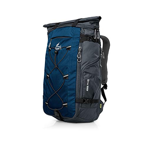Roll Top Reiserucksack, Laptop, Smart Organizer, Air Bender Foam Back System, Asahi 40L + 3L Legion Blue