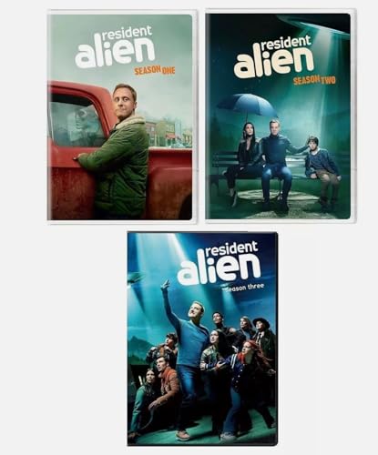 Resident Alien: The Complete Series Collection, Seasons 1-3, DVD Set -  Rated G