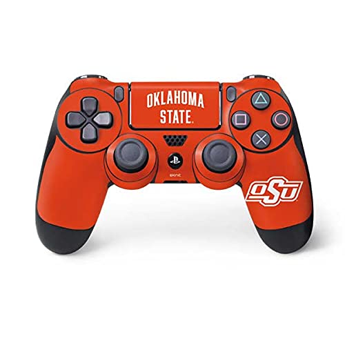 Skinit Decal Gaming Skin Compatible with PS4 Controller - Officially Licensed Oklahoma State University OSU Cowboys Basketball Design