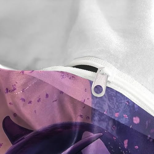 Housse de couette orque zippée anti-allergie parure de lit douce - 8