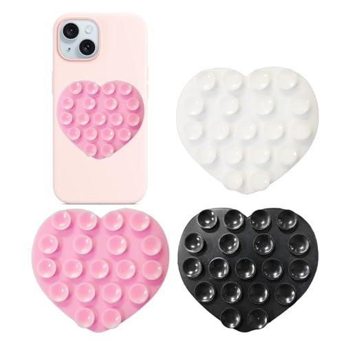 Support miroir à selfie avec ventouse puissante en silicone pour iPhone et Android