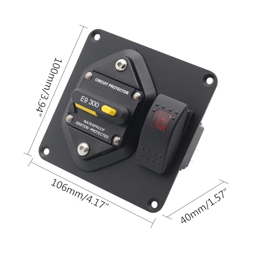 Réinitialisation manuelle bateaux protection thermique 12V 24V robuste