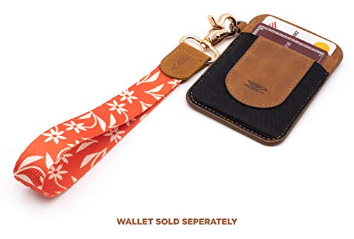 Image of POCKT Keychain Wristlet for Women and Men, Cute Wrist Lanyard for Keys, Short Key Chain Strap for Car Keys, Wallet, ID Badge & Phone | Jasmine