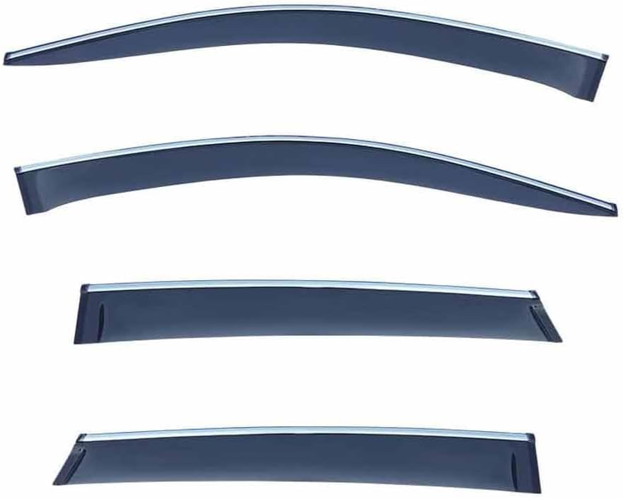 Car Windshield Rain Guards for Mercedes Benz GLA MK2-H247 2020-2024, Front Rear Window Wind Deflectors Visors Waterproof Deflector Windows Exterior Accessories