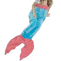 Algopix Similar Product 9 - Silver Lilly Mermaid Tail Blanket