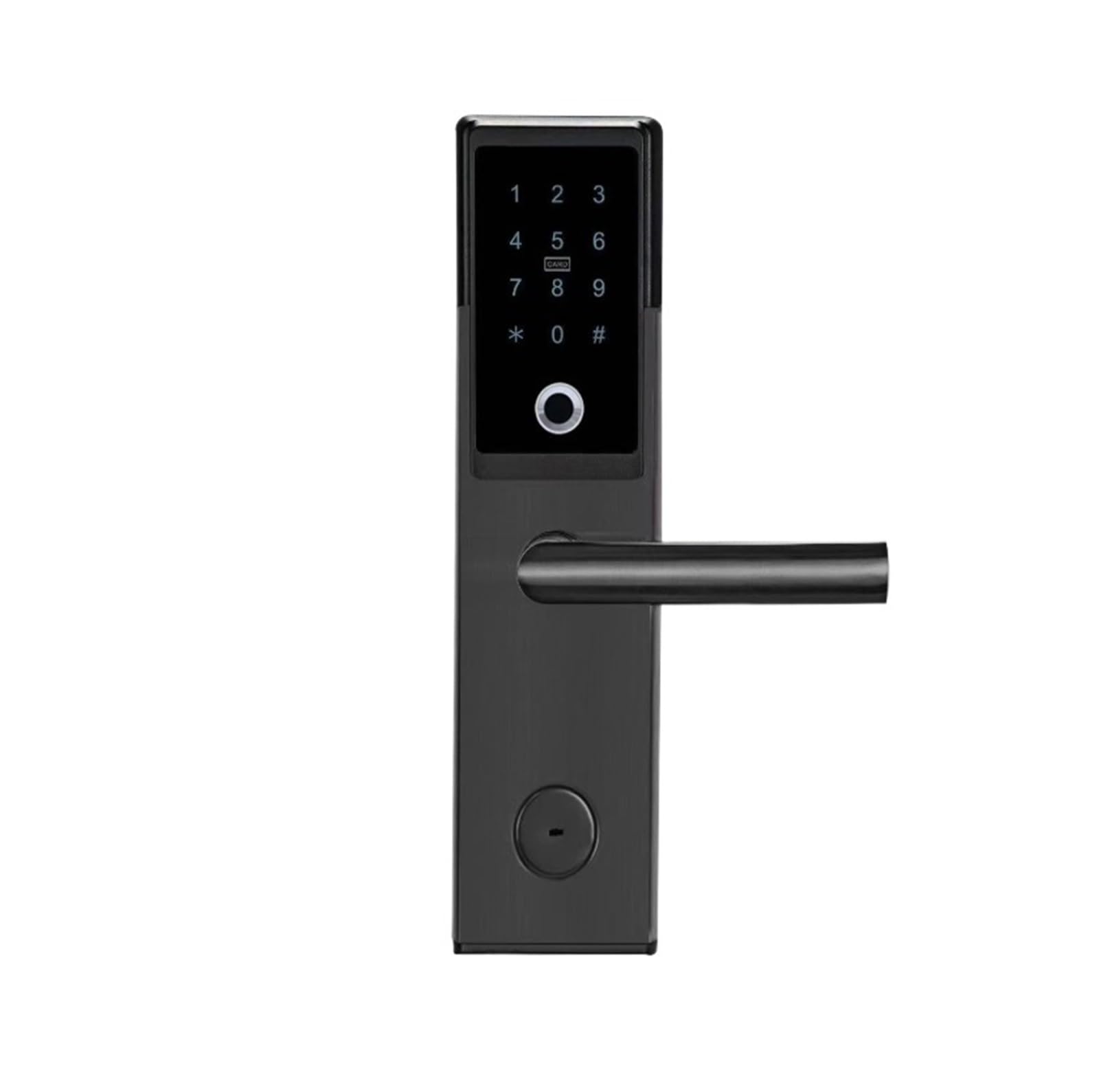 Door Locks Fingerprint Smart Lock Keyless Entry Door Locks for Front Door App Control, Touchscreen Keypad for Office smart(Nero)