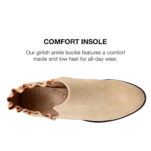 Journee Womens Lennie Tru Comfort Foam Slip On Stacked Heel Booties3