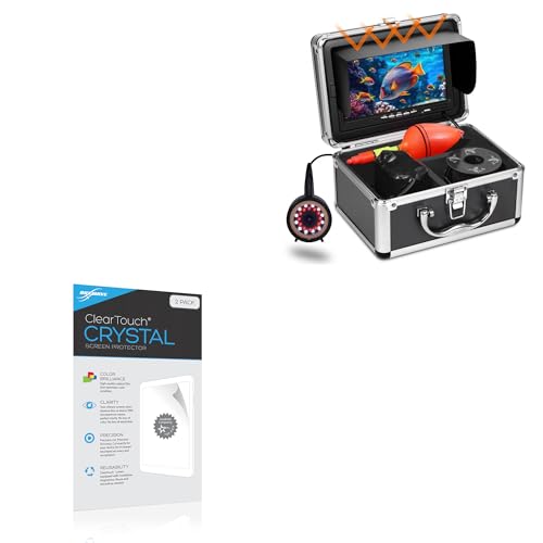 BoxWave Screen Protector Compatible with MOQCQGR HD 720P w/DVR (7 in) - ClearTouch Crystal (2-Pack), HD Film Skin - Shields from Scratches