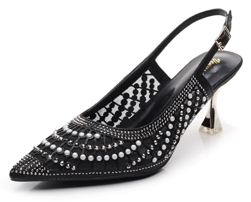 Image of VenusCelia Women's Charming Lady Slingback Pump Shoe