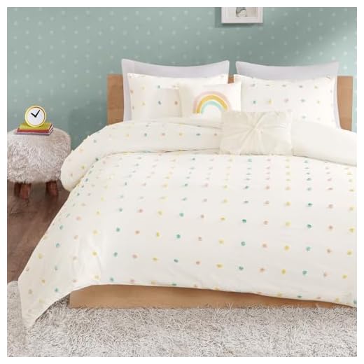 Urban Habitat Kids - UHK10-0091 Callie Shabby Chic - Ropa de Cama para Adolescentes para Todas Las Estaciones, decoración de Dormitorio para niñas, matrimonial/Queen, Multi 5 Piezas