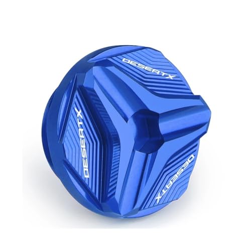Tapa de aceite de motor CNC de aluminio azul para motocicleta Ducati DesertX 2022 a 2024
