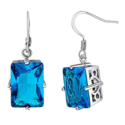 Boucles d'oreilles en argent 925 et rubis pour femme : clous élégants