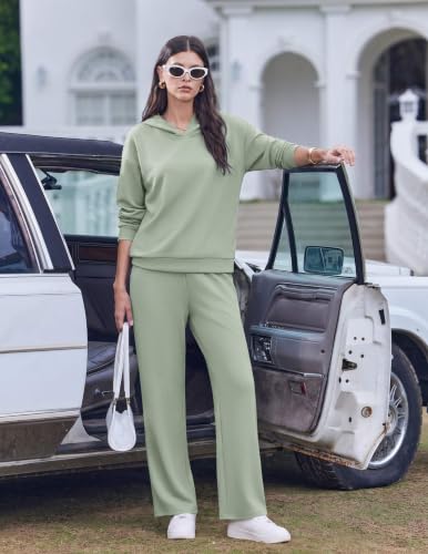 Ekouaer 2 Piece Sets for Women Matching Lounge Sets Sweatsuits Hoodie - image 6