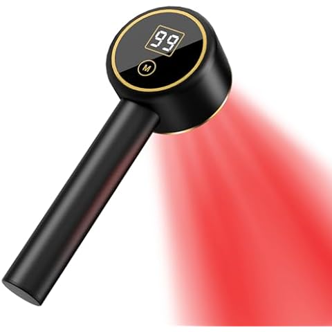 UTK Red Light Therapy for Body Pain Relief, 470:660:850:940nm Wavelengths Red Lights, Handheld Infrared Light Therapy Wand, Infrared Therapy for Joints, Muscle Recovery Cover