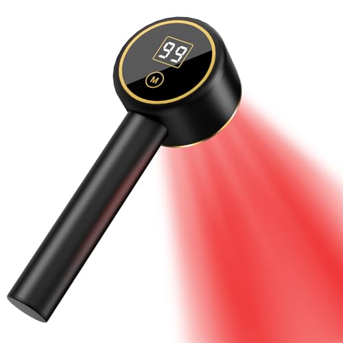 UTK Red Light Therapy for Body Pain Relief, 470:660:850:940nm Wavelengths Red Lights, Handheld Infrared Light Therapy Wand, Infrared Therapy for Joints, Muscle Recovery.