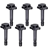 SCITOO 100% New 6pcs Ignition Coil Set Compatible for Acura MDX/for Saturn Vue 2001-2009 Automobiles...