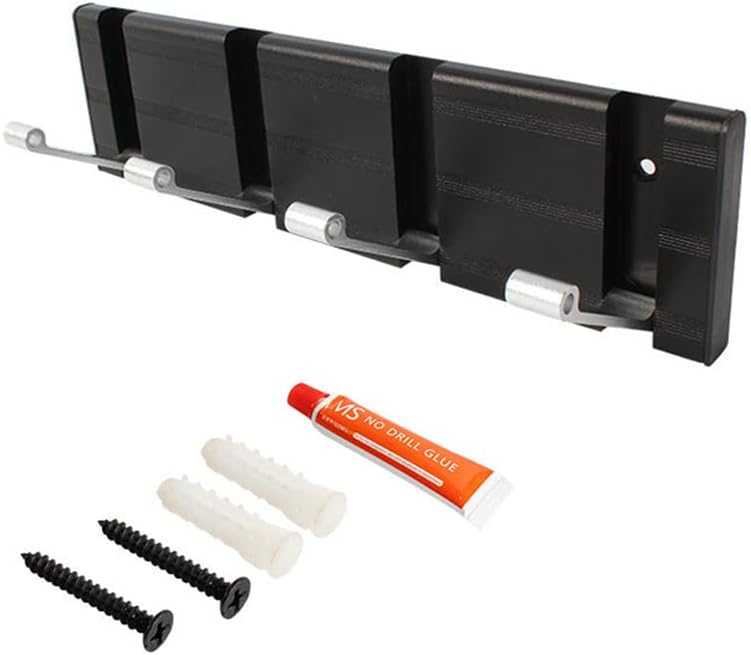 Hidden Hook for Motorhome Coat Clothes Home Storage, 4 Hooks