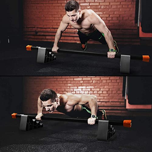 Yes4All Bar Rack, Weighted Workout Bar Storage, 4-Slot Plastic Triangular Organizer for Home Gym, Space-Saving Design, 200 lb Capacity, Gray by Yes4All - Image 5