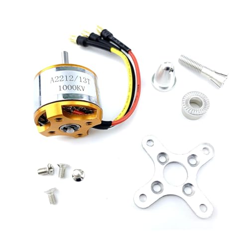 Image of A2212 1000KV BLDC Motors for Drones Pack of 4, Ideal for Q450 Quadcopters, Efficient Brushless Motors for Beginners and Pros