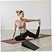 Xoeryoy 1 Pair Squat Wedge Block 13x6x3.5 Inch EVA Supportive Workout Yoga Block for Fitness, Pushup, Weightlifting, Foot Stretching