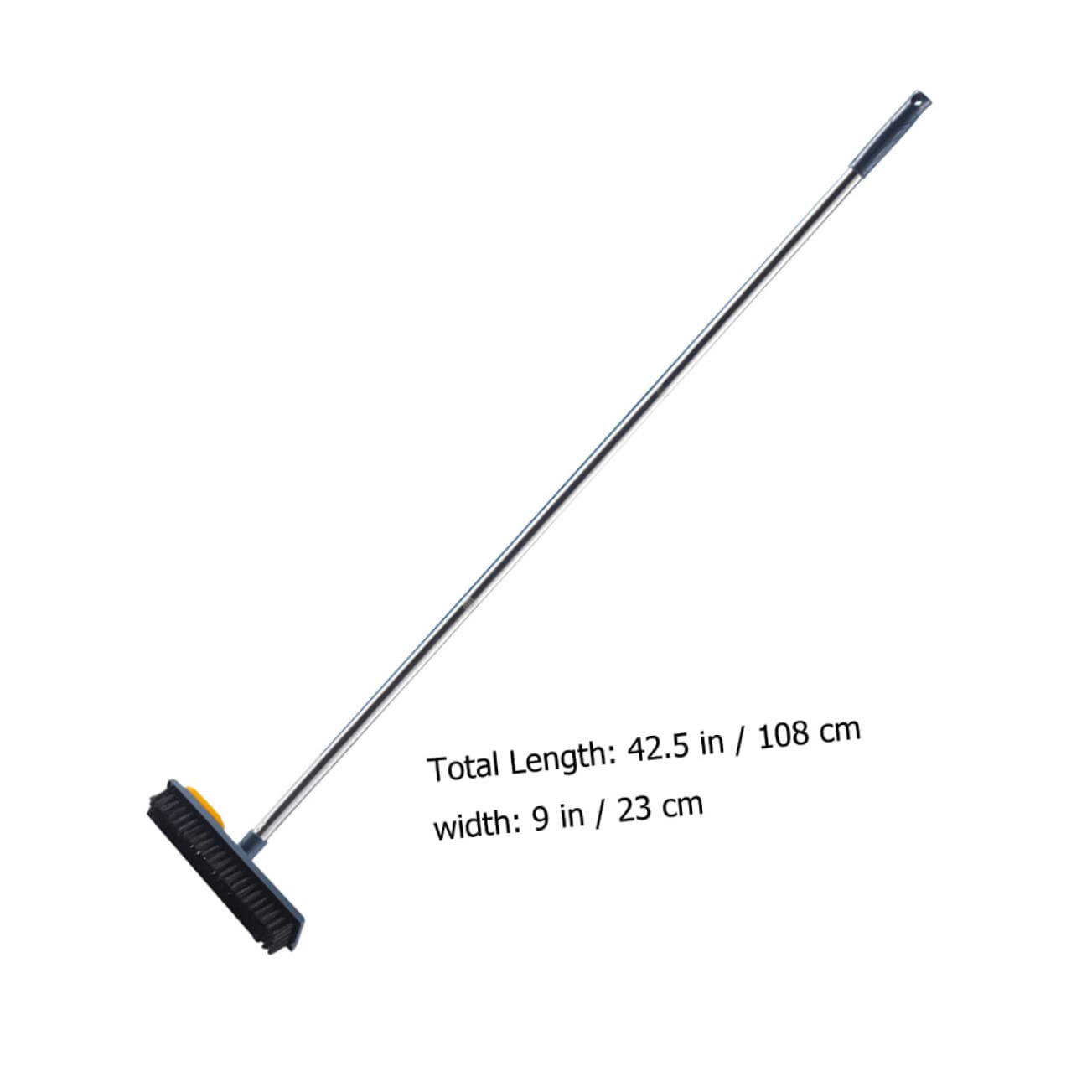 Cepillo Pisos Fregar 108cm Mango Abs Largo Amarillo