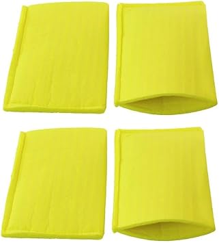 4/Pk Yellow Reusable Sponges for Rubber Electrodes Covers for Electrode Sponges 3" x 4.75"