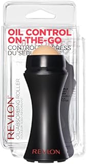 Face Roller by Revlon, Oily Skin Control for Face Makeup, Oil Absorbing, Volcanic Reusable Facial Skincare Tool for At-Home or On-the-Go Mini Massage