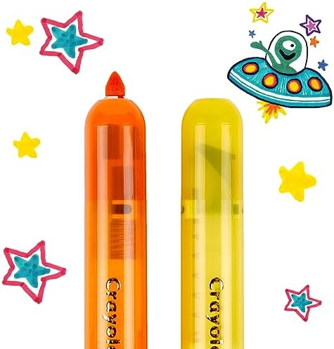 Crayola Clicks Retractable Tip Markers (10ct), Washable Cone Tip Art Marker Set, Cute Aesthetic School Supplies, Classroom Must Haves, Ages 3+ — view 6