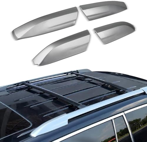 SCITOO Roof Rail End Cap Covers Fit for Toyota Highlander