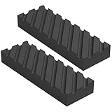 2 Stück Abflachungssteine, 17, 8 x 5, 1 cm, Nachnivellierungs-Schleifstein mit Rillen, Schleifsteine ​​für Messer