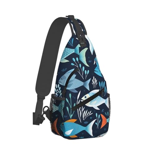 Bolso Pequeño Tipo Bandolera para Mujeres y Hombres Negro miniatura 1