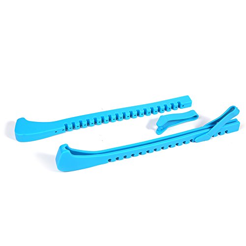 Protetores de lâmina de patim de gelo moumouten, 1 par 3 cores antiderrapante plástico macio ajustáv