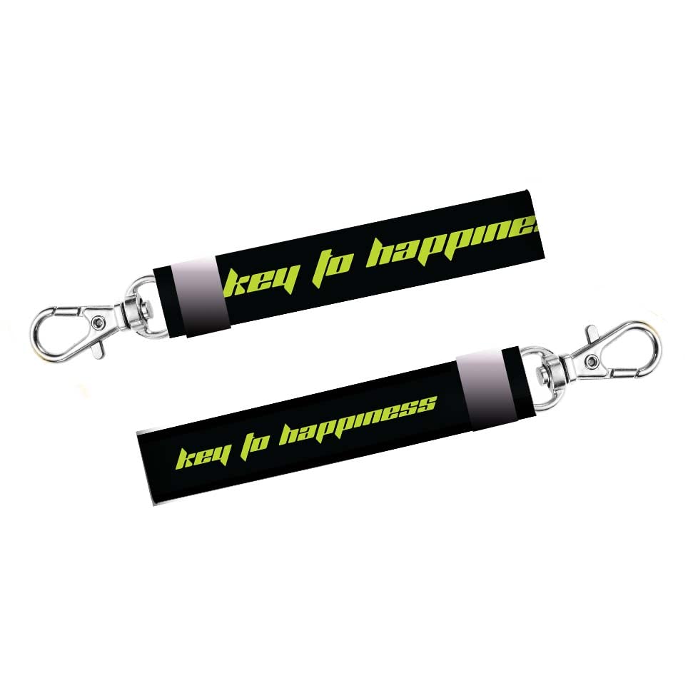 Key to Hapiness 1 Pcs 7 inches Bike Riders Printed Lanyard Keychain Tag Holder For All Bikes Cars Rider Boys Girls Keychains Tag Holder (Size 7 x 1 Inch) (Pack of 1)-image-47