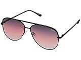 Quay Australia SAHARA Women's Sunglasses Oversized Aviator Sunnies - Black/Purple