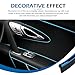 Hugwits Car Interior Trim Strips, 33ft Automotive Door Dashboard Decorative Trim, Self-Adhesive Door Edge Trim with Installing Tool, Universal for Most Cars (Blue)