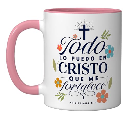 Taza de Cerámica con Diseño Bíblico en Español miniatura 1