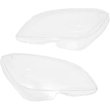 Pair Headlight Lens Cover Compatible with Mercedes-Benz 2008 2009 2010 2011 C-Class W204 c180 c200 c260 c280 c300 200k 180k Front Left&Right Headlight Cover Headlamp Cover Clear