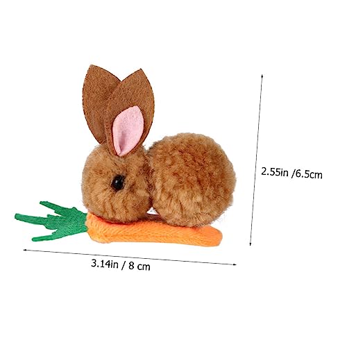 Épingle à cheveux lapin antiglisse pour coiffure et fête de bébé