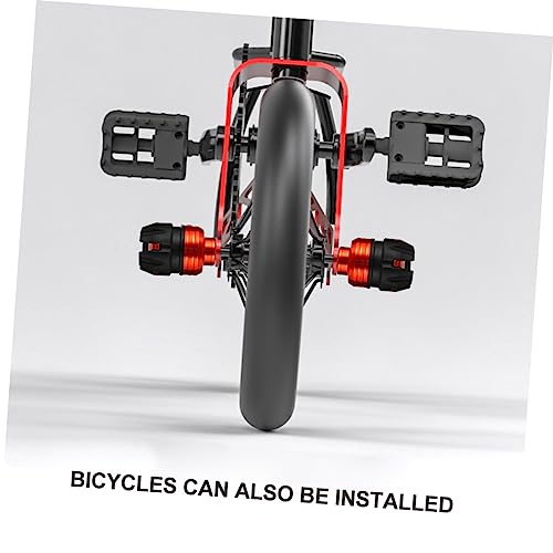 Vaguelly 4 Pçs Copo Anti-Queda Roda Dianteira Anti-Queda Acessórios Laranja Acessórios Para Biciclet