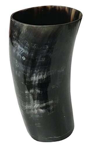 Horn Viking Drinking Mug Cups Ale Beer Wine Goblet Game of Thrones Tankard Mead Mediaeval Burlap Gif