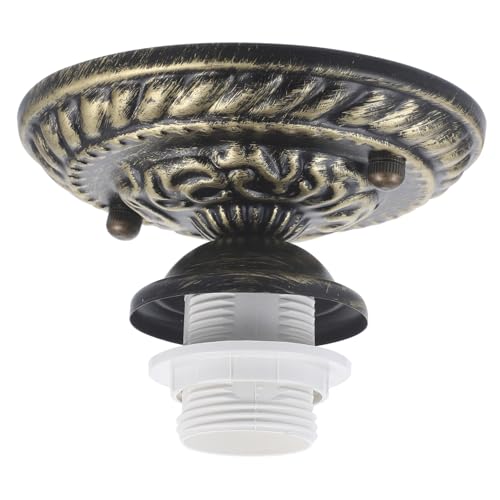 Garneck 復古電球ソケットホルダー 高耐熱製 天井灯用ランプベース 軽量コンパクト設計 シャンデリア 壁灯対応 アアウトドア兼用