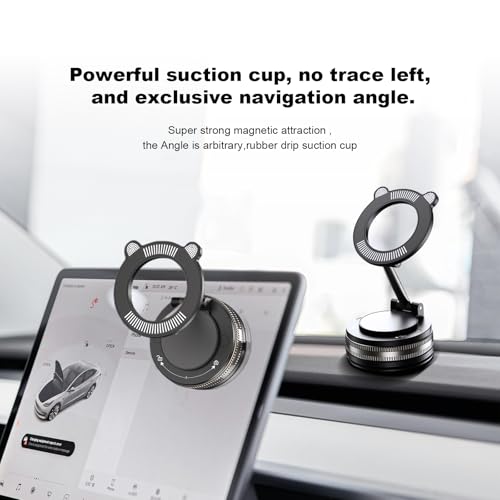 EGBULL Magnetic Phone Holder Vacuum Suction Mount Strong Magnetic Car Mount — view 4