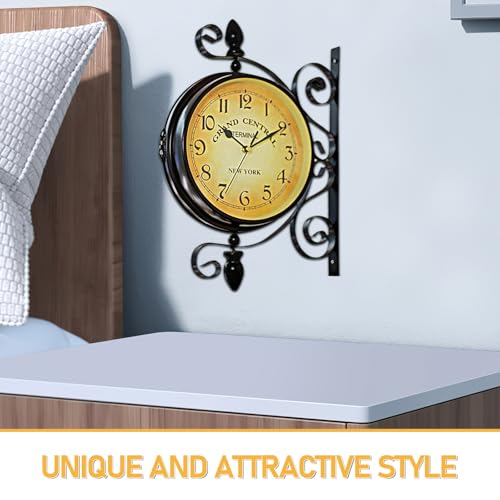 Horloge Murale Double Idée Cadeau Anniversaire Rétro - 4