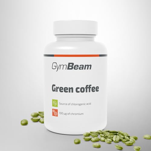 GymBeam Grüner Kaffee-Extrakt - Alternative zu grünem Tee & Koffeintabletten, hoher Chlorogensäuregehalt, ideal zur Gewichtsabnahme & Fettverbrennung, unterstützt normalen Blutzuckerspiegel, 120 caps