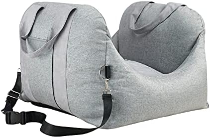 Dog Car Seat for Medium Dogs ，Fully Detachable and Easy to Install and Easy to Clean Dog Booster Seat，Dog Bed for Car with Storage…