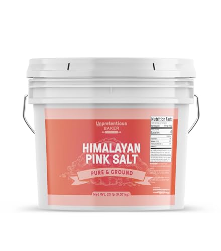 Unpretentious Himalayan Pink Salt – Medium & Fine Ground, 2 gal
