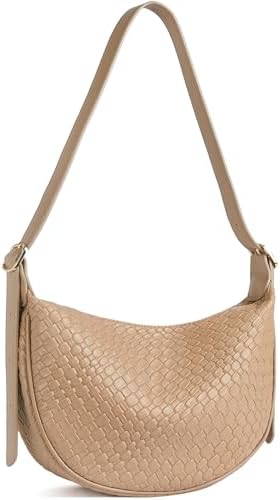 BOSTANTEN Purses for Women Crescent Crossbody Bag Vegan Leather S...