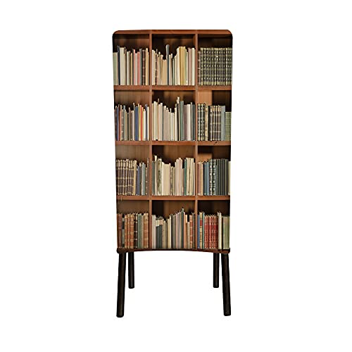 Wondertify Library Chair Covers For Dining Room Old Book Collection Brown Shelf Stretch Slipcovers Chair Protector Decor For Home And Banquet Multicolor #TOP4