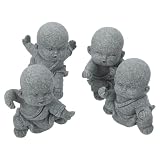 Qualité de conception raffinée : précise et expressive, cette statuette de bouddha est à la fois un petit objet décoratif et une sculpture, apportant une profondeur visuelle à votre intérieur. sculptures de bouddha , figurine ornementale pour la maison