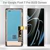 Pantalla OLED para Google Pixel 7 Pro con marco | Compatible con GP4BC GE2AE, ensamblaje de pantalla LCD con digitalizador táctil, incluye kits de reparación, sin cable de huella digital 4